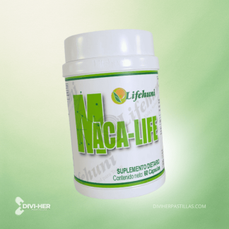 Maca Life 60 cápsulas – frasco de 60 caps – Divi-Her Pastillas