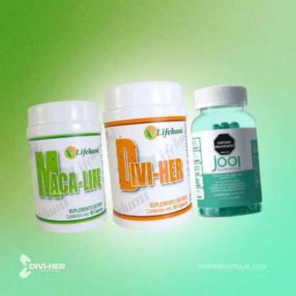 Combo DIVI HER MACA LIFE GOMAS VINAGRE ALCACHOFA